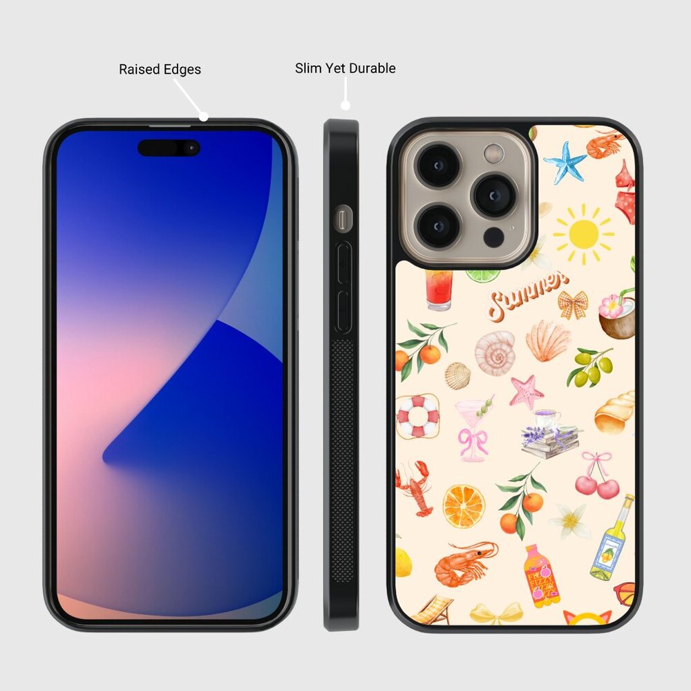 Summer Phone Case – iPhone 16, 15 Pro, 14, Galaxy S25 S24FE, Pixel 8 Pro, 9 Pro - Picture 4 of 7
